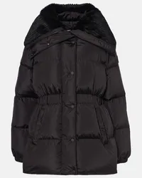 Moncler Daunenjacke Brasseurs Schwarz