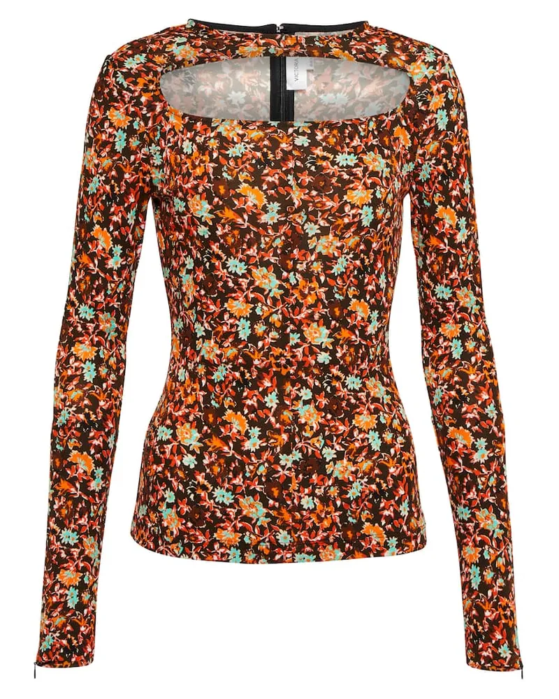 Victoria Beckham Bedrucktes Top Multicolor