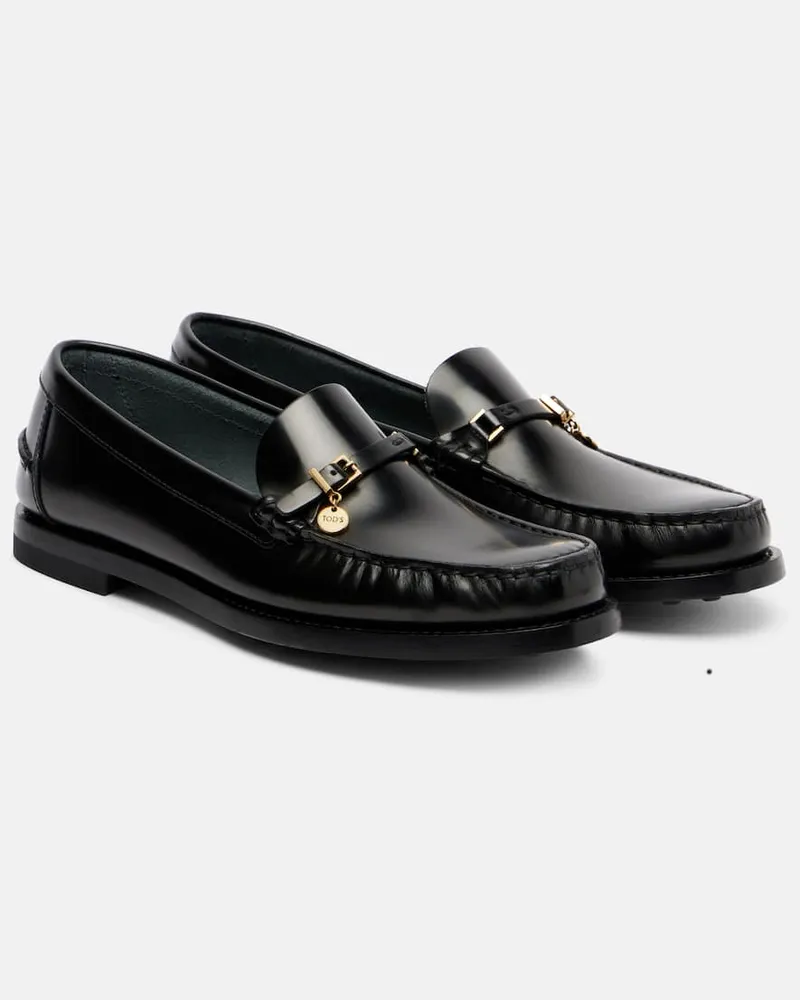 TOD'S Loafers aus Leder Schwarz