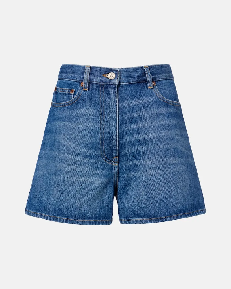 Valentino Garavani Jeansshorts Blau
