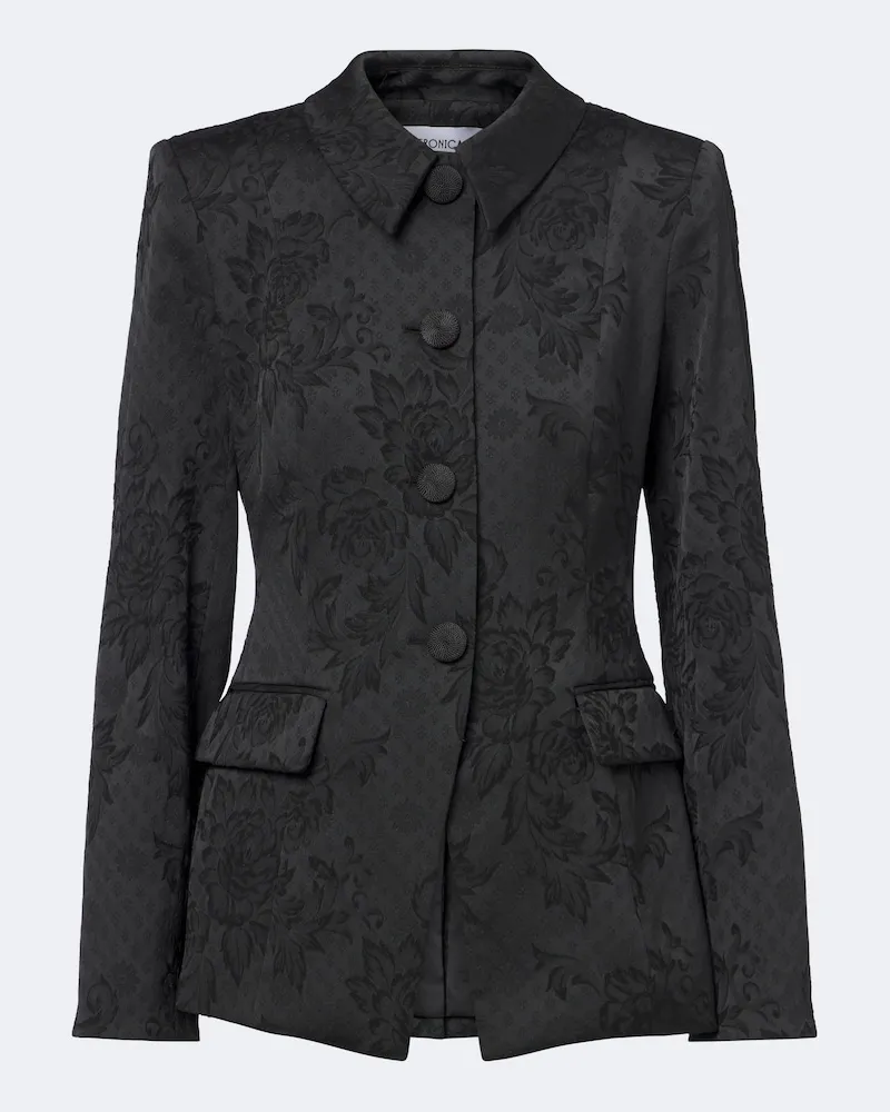 Veronica Beard Jacke Bodie aus Jacquard Schwarz