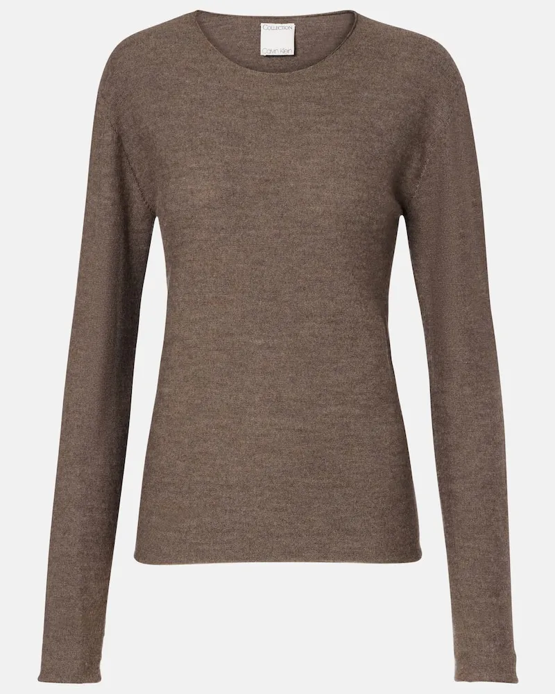 Calvin Klein Pullover aus Wolle Braun