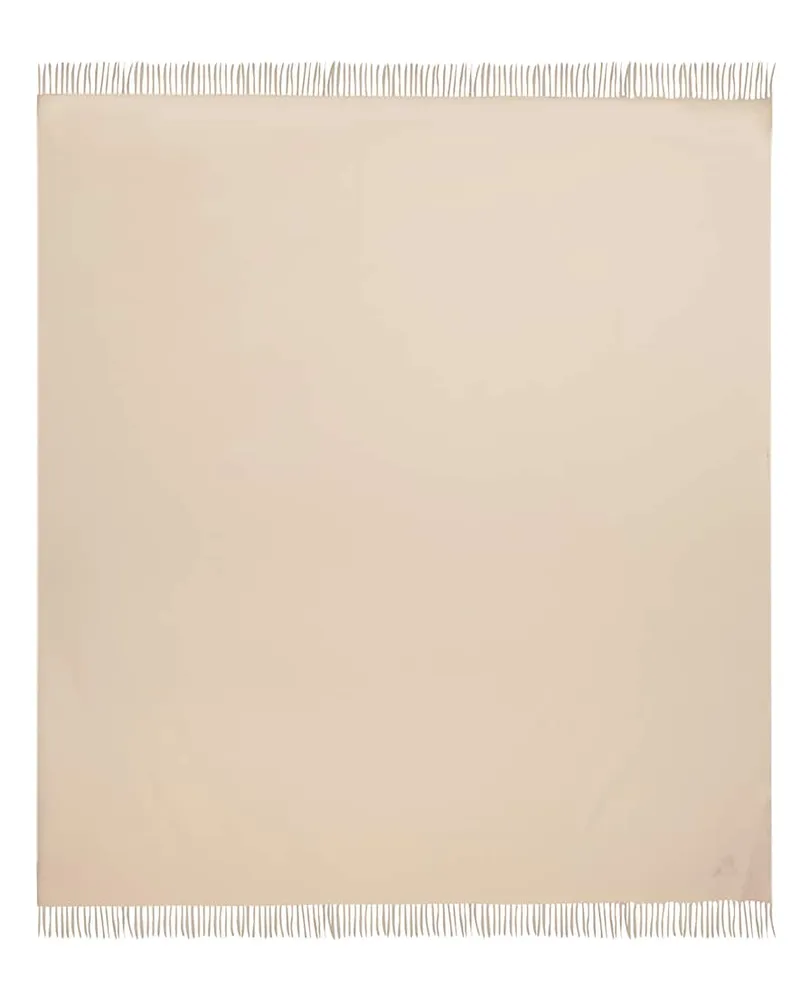Loro Piana Decke Unito aus Kaschmir Weiß