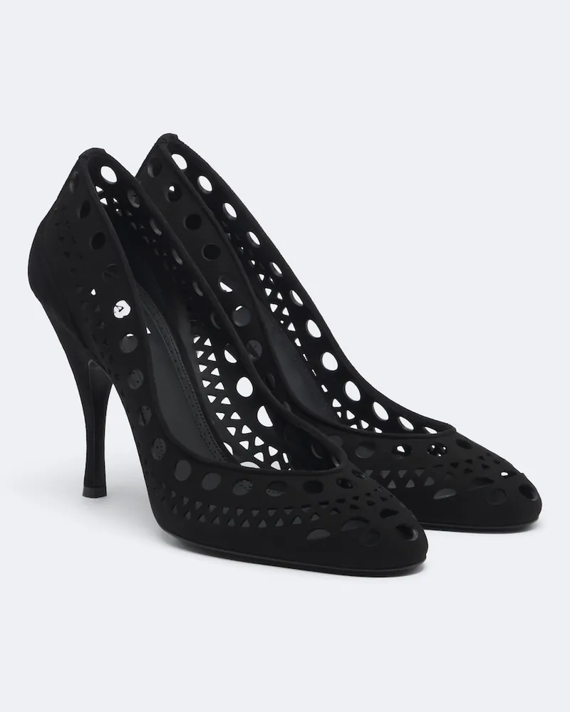 Alaïa Alaïa Pumps Vienne aus Veloursleder Schwarz