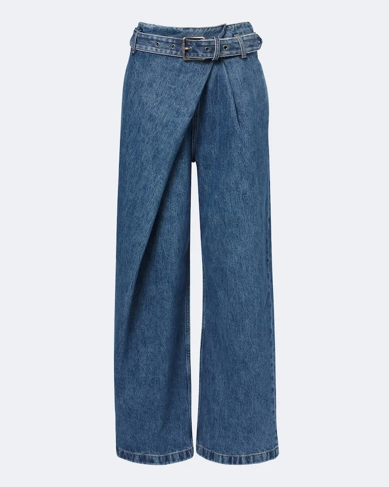 Loewe Weite Jeans Blau