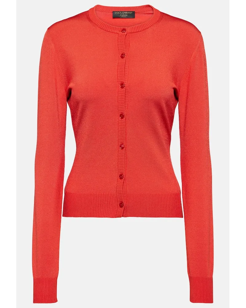 Dolce & Gabbana Cardigan Capri Rot