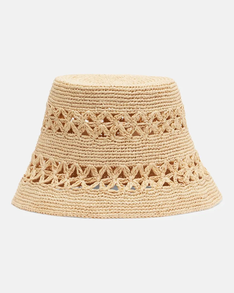 Zimmermann Hut aus Raffiabast Beige