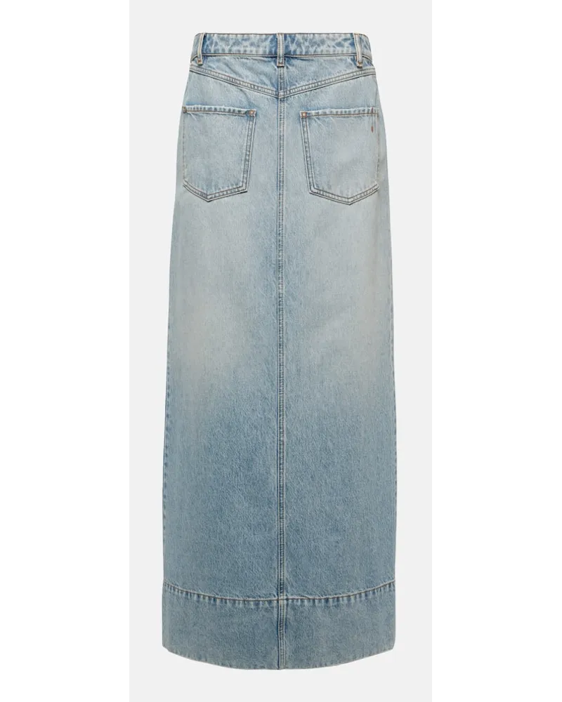 SPORTMAX Jeansrock Piave Blau