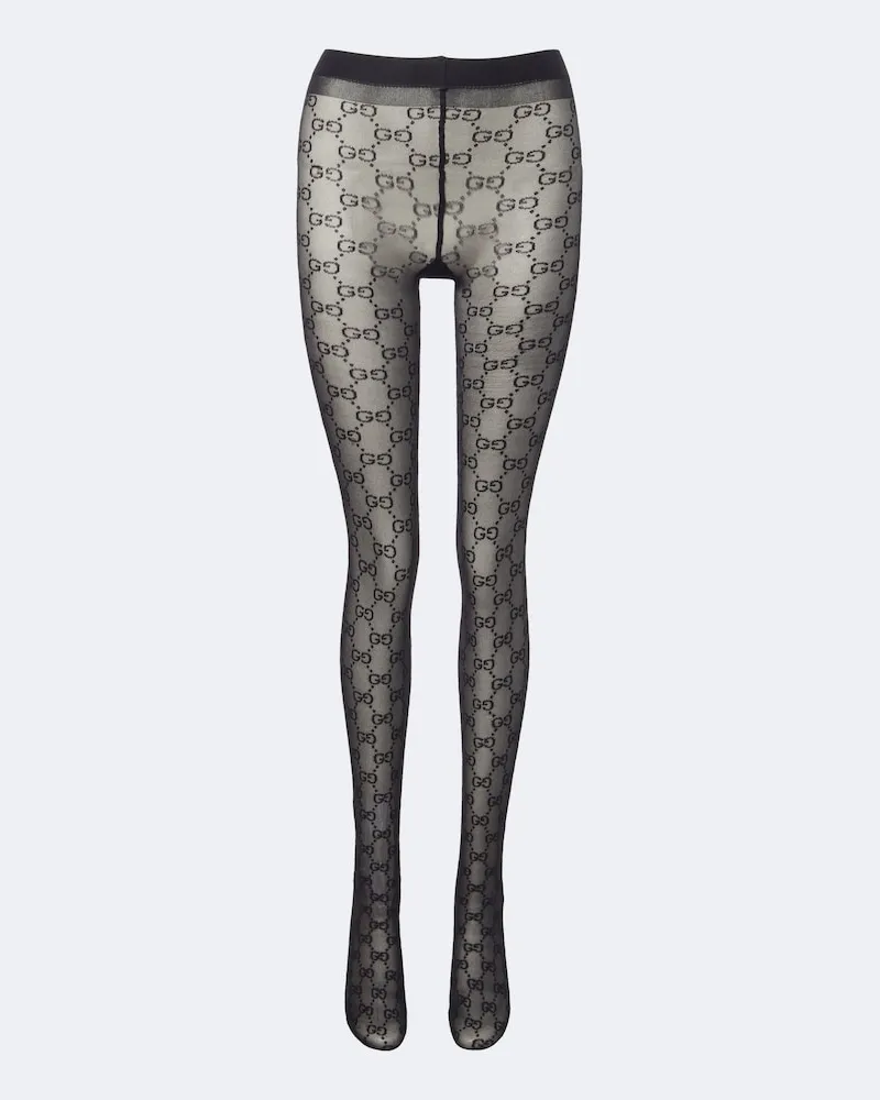 Gucci Strumpfhose GG Schwarz