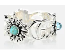 Ring aus Sterlingsilber mit Topas