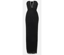 Robe mit Kristallen