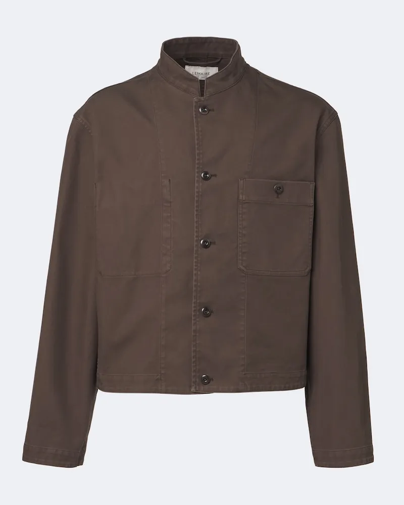 Christophe Lemaire Jeansjacke Braun