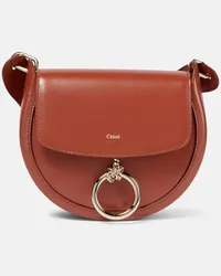 Chloé Chloe Schultertasche Arlene Small aus Leder Braun