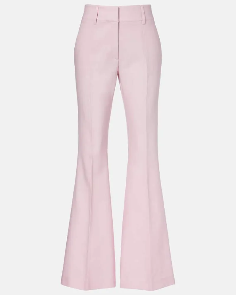 Gabriela Hearst Schlaghose Rhein aus Wolle Rosa