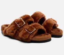 Sandalen Arizona aus Shearling