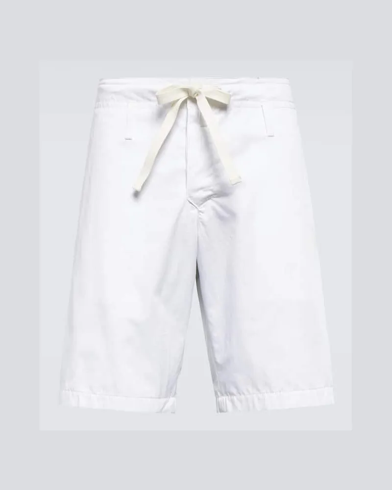 Dolce & Gabbana Bermuda-Shorts aus Baumwolle Weiß