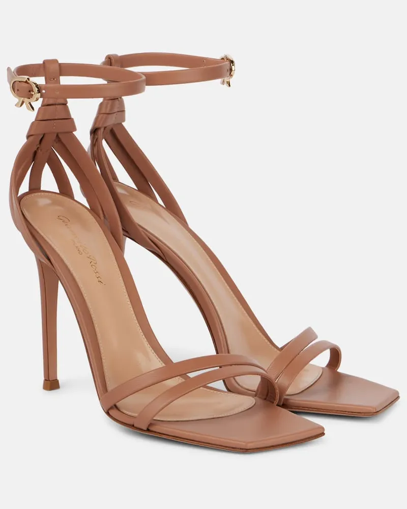 Gianvito Rossi Sandalen aus Leder Braun