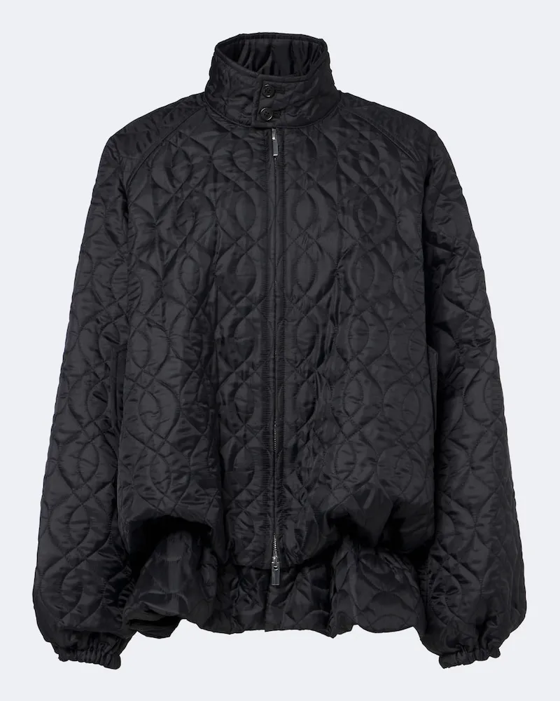 Noir Kei Ninomiya Wattierte Jacke Schwarz
