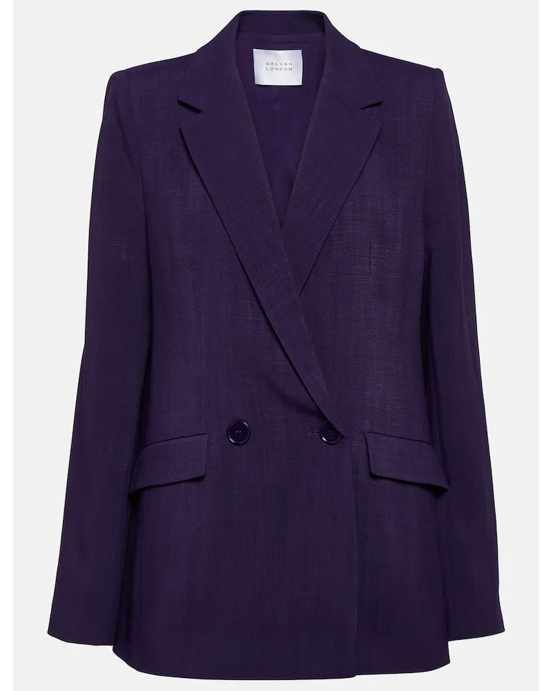 GALVAN Blazer Boyfriend Lila