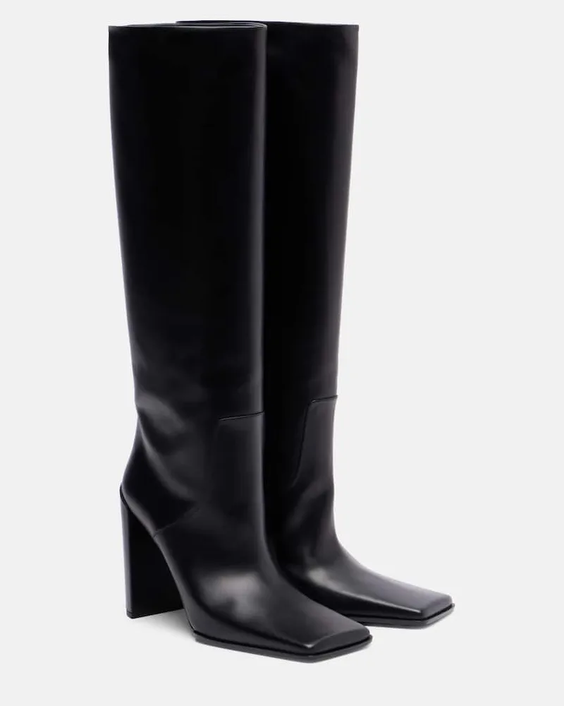 Alaïa Alaïa Stiefel aus Leder Schwarz