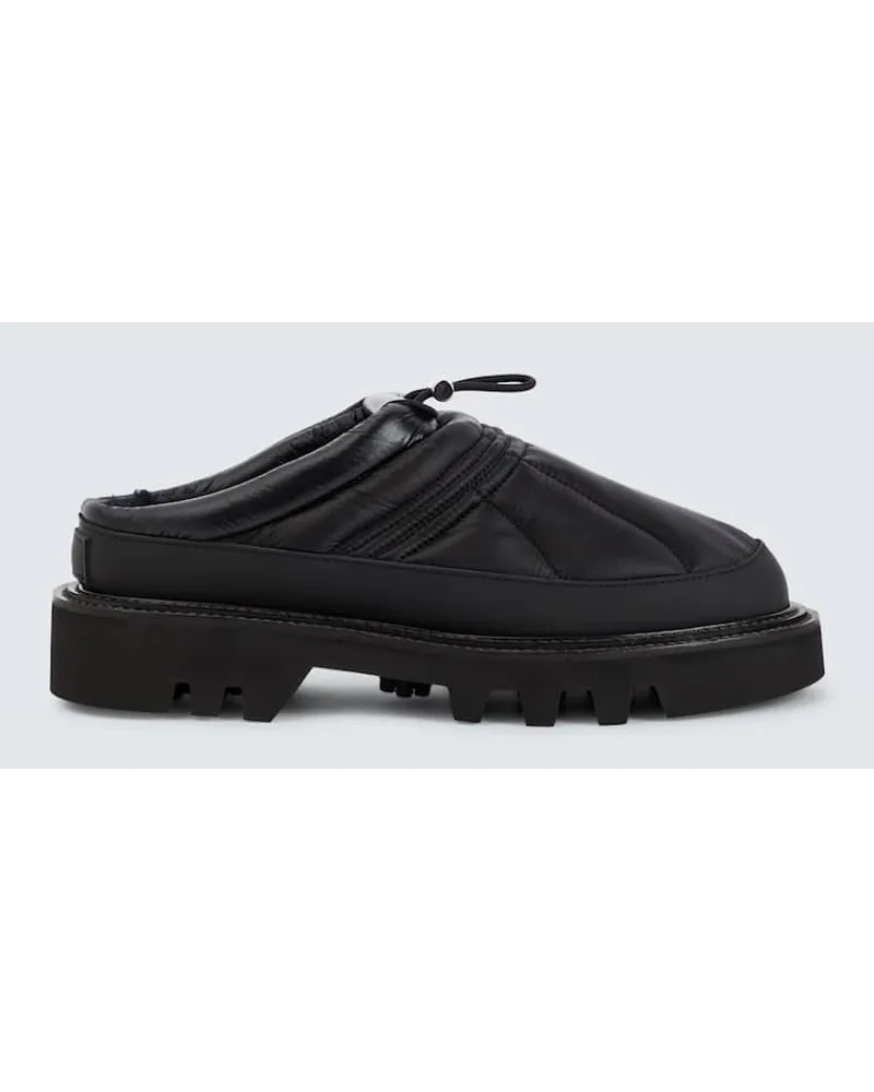 Sacai Slippers Schwarz