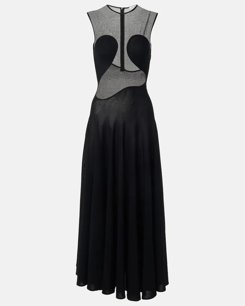 Alaïa Alaïa Maxikleid Schwarz