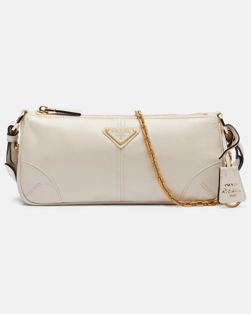 Prada Schultertasche Prada Re-Edition 2002 Medium Weiß