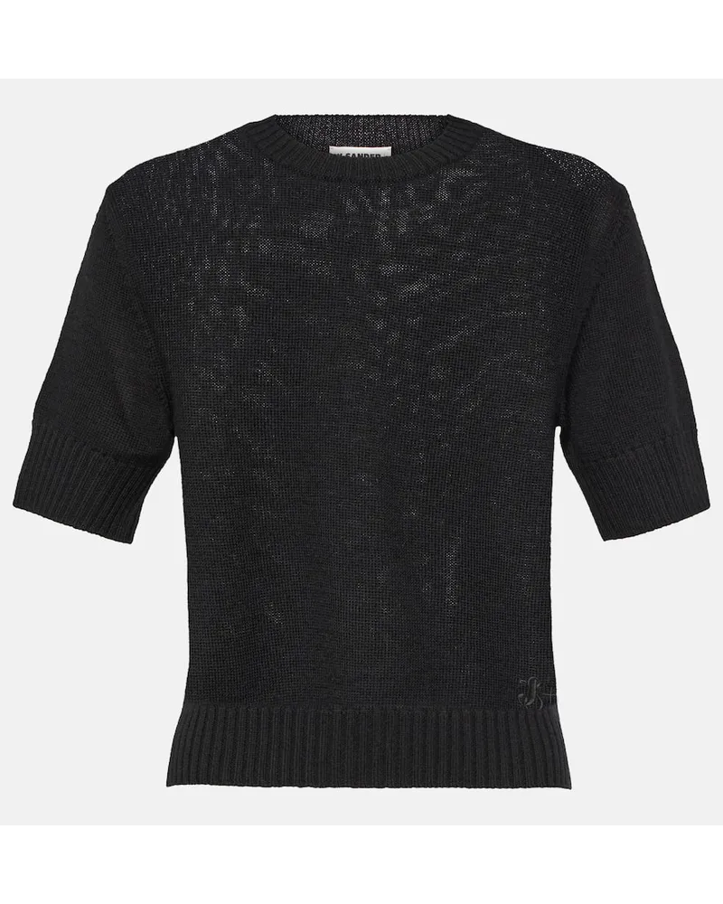 Jil Sander Pullover aus Wolle Schwarz