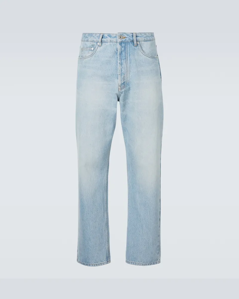 Studio Nicholson Straight Jeans Riso Blau