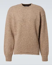 Jacquemus Pullover Le Pull  aus einem Alpakawollgemisch Beige