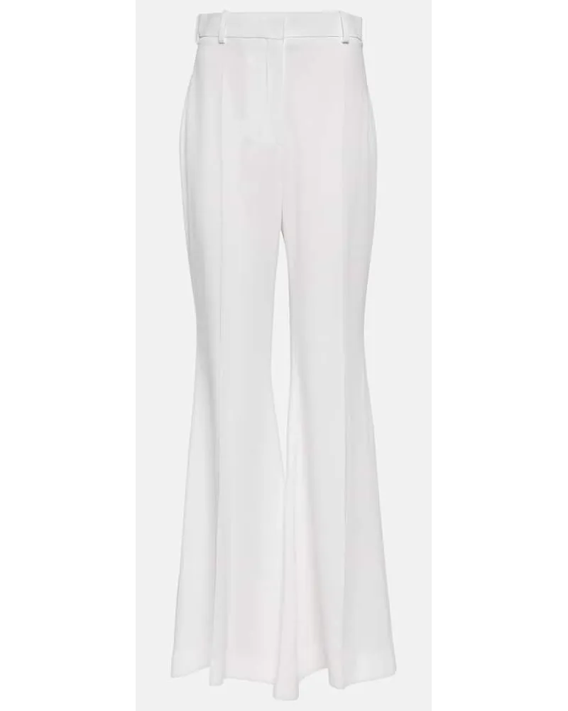 Nina Ricci High-Rise-Schlaghose aus Cady Nude