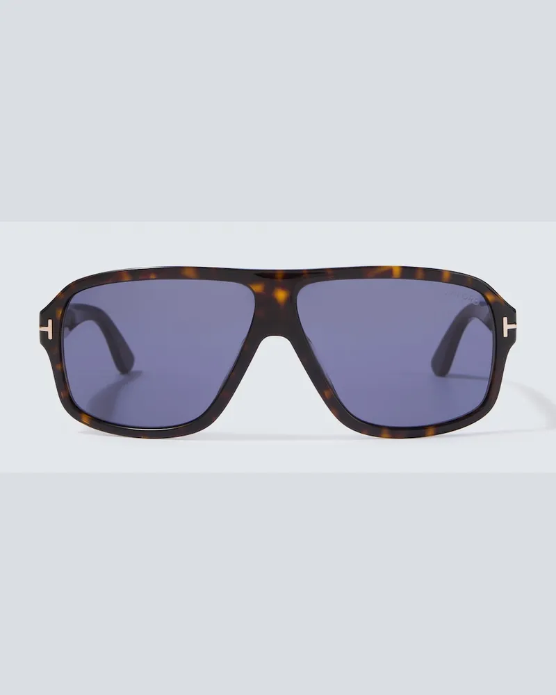 Tom Ford Aviator-Sonnenbrille William Braun