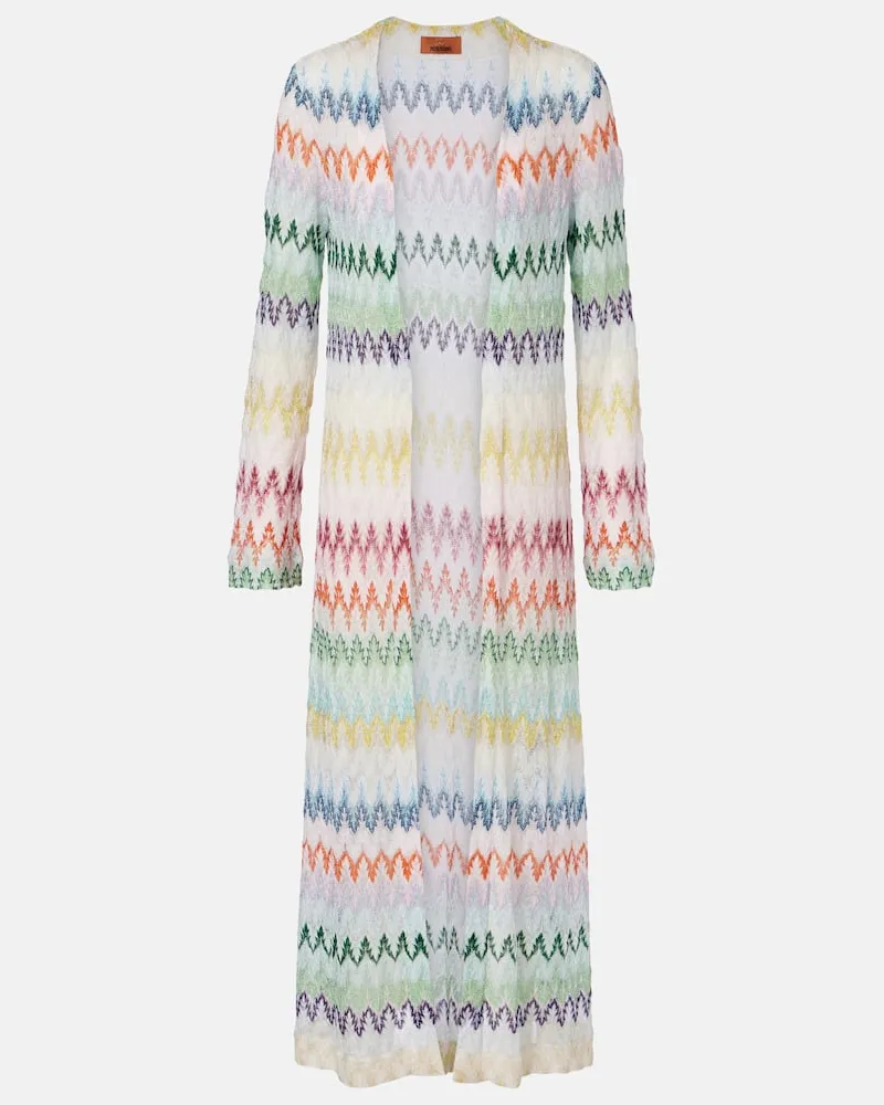Missoni Cardigan aus Häkelstrick Multicolor
