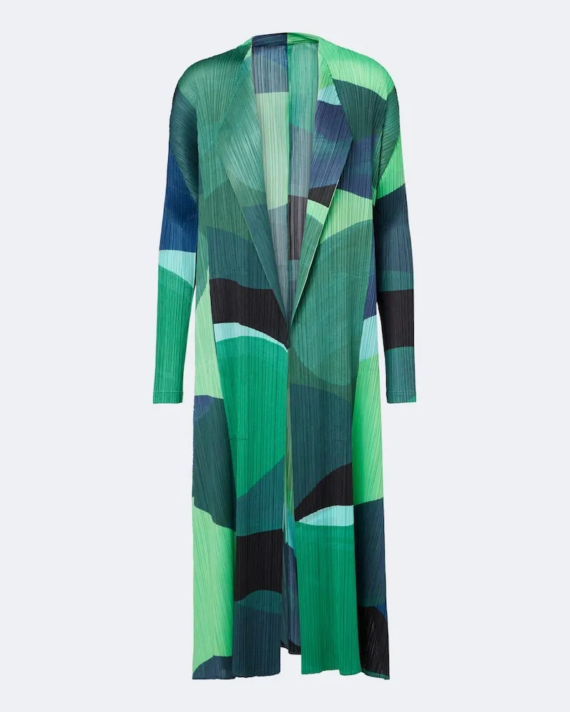 Issey Miyake Cardigan Orbit Grün