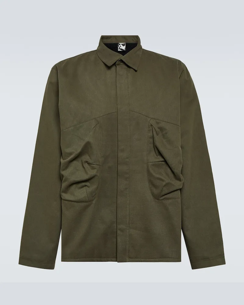 GR10K Hemdjacke Rescue Pocket aus Baumwolle Grã¼n