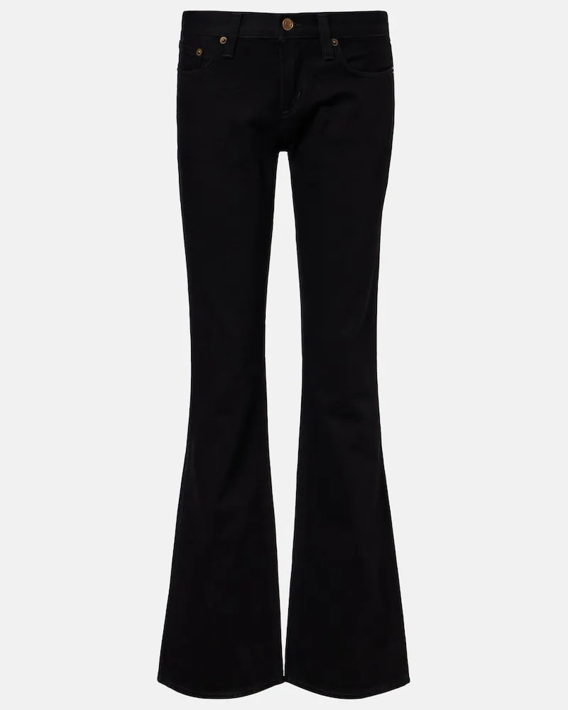 AGOLDE Low-Rise Bootcut Jeans Schwarz