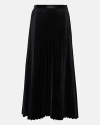 Alaïa Alaia Midirock aus Satin Schwarz