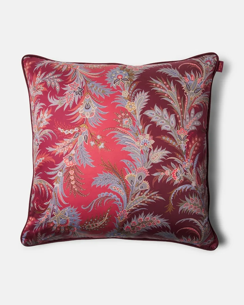 Etro Kissen aus Baumwolle Rot