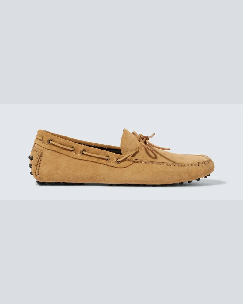 Tom Ford Mokassins aus Veloursleder Beige