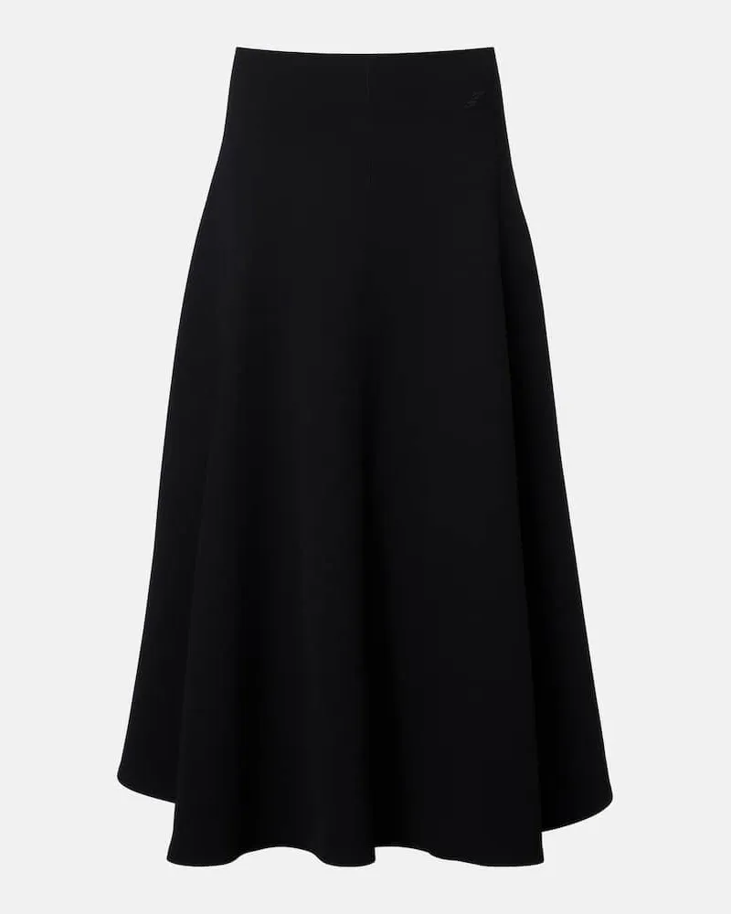 Jacquemus Midirock aus Jersey Schwarz