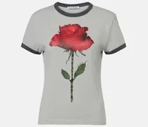 Bedrucktes T-Shirt aus Jersey