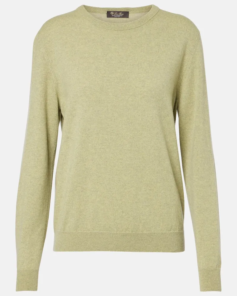 Loro Piana Pullover Arona aus Kaschmir Grün
