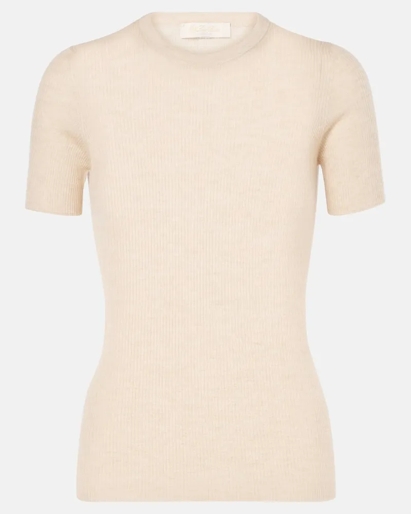Loro Piana Pullover Cocooning aus Kaschmir Beige