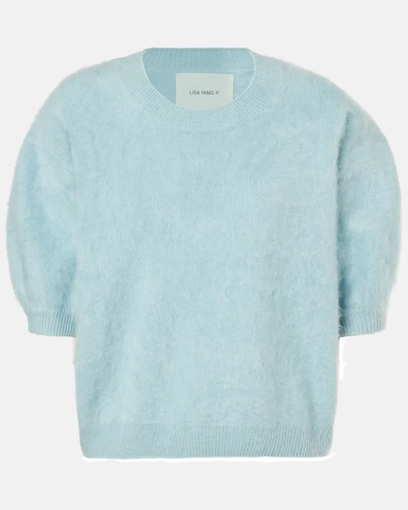Lisa Yang Pullover Juniper aus Kaschmir Blau