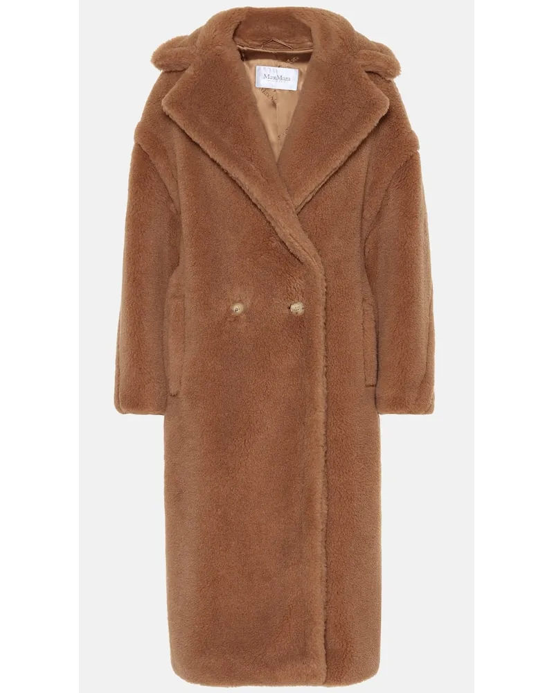 Max Mara Mantel Teddy Bear Icon aus Teddyfleece Braun