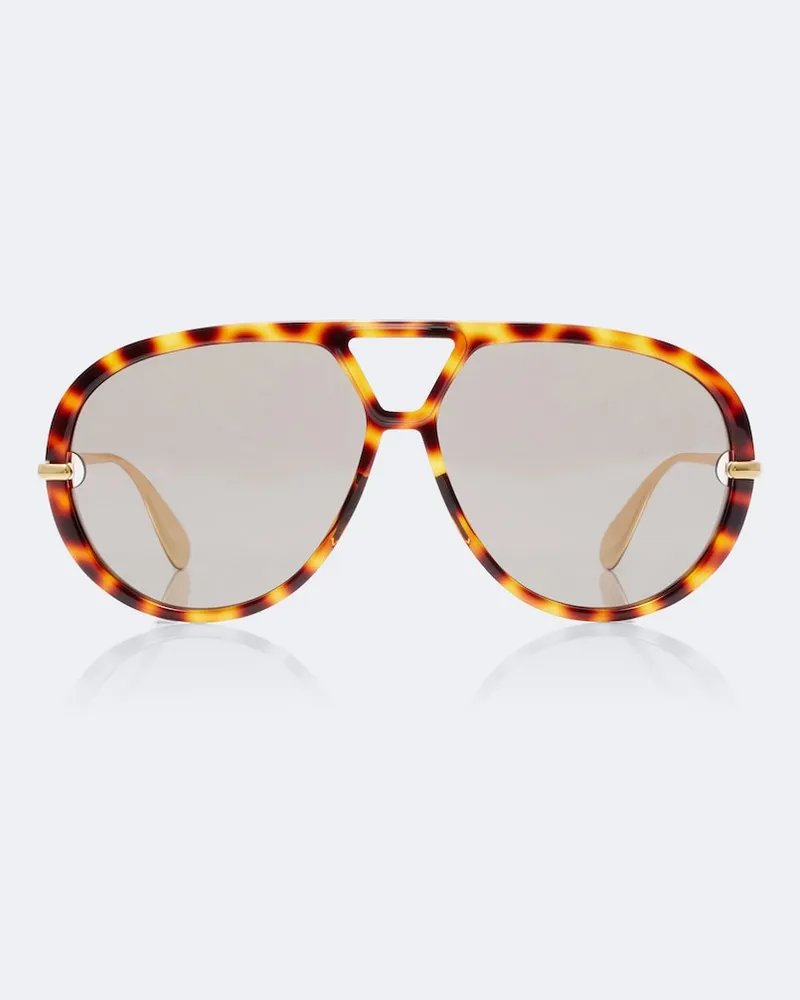 Bottega Veneta Aviator-Sonnenbrille Classic Braun