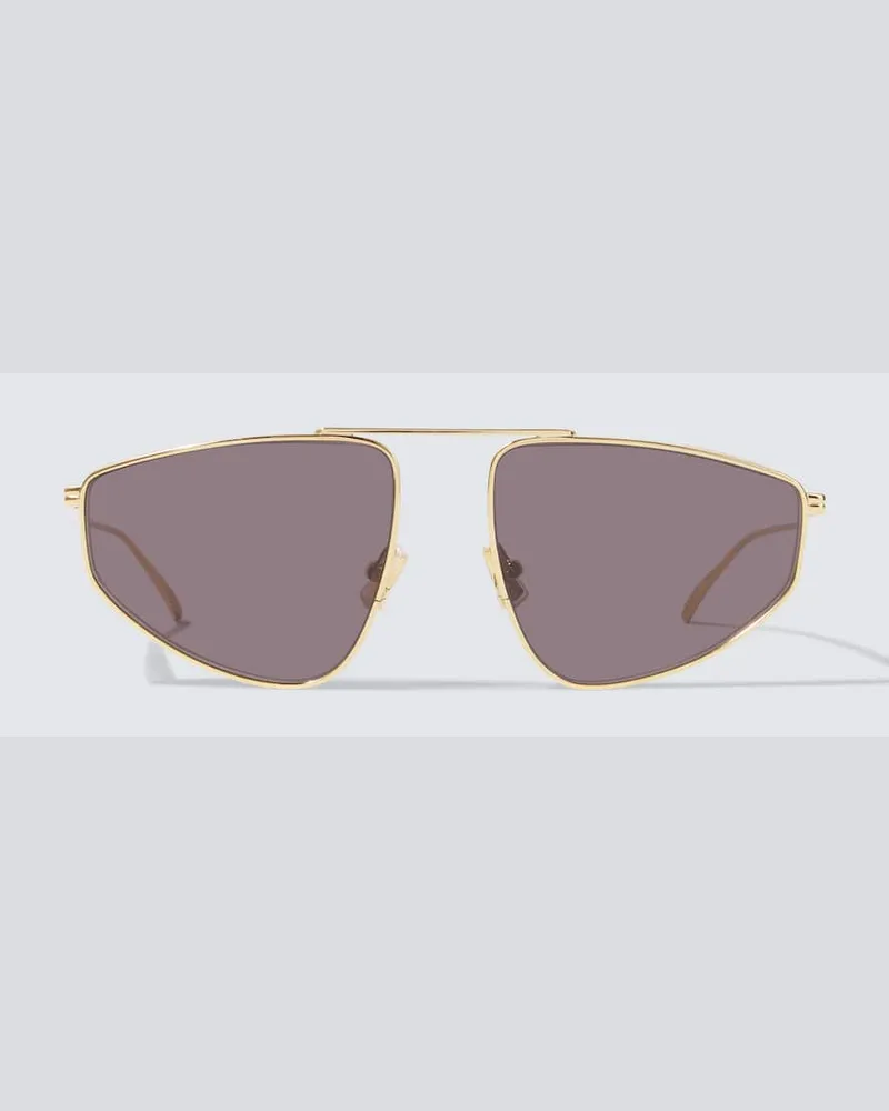 Bottega Veneta Aviator-Sonnenbrille Gold