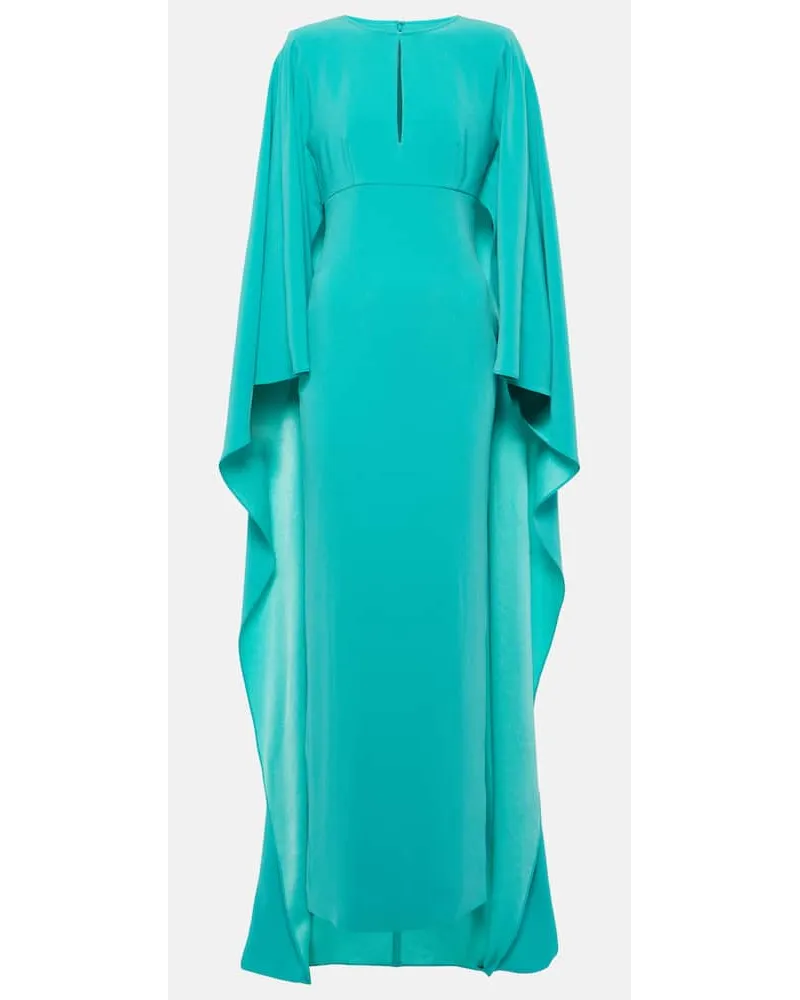 Roland Mouret Robe aus Crepe Blau