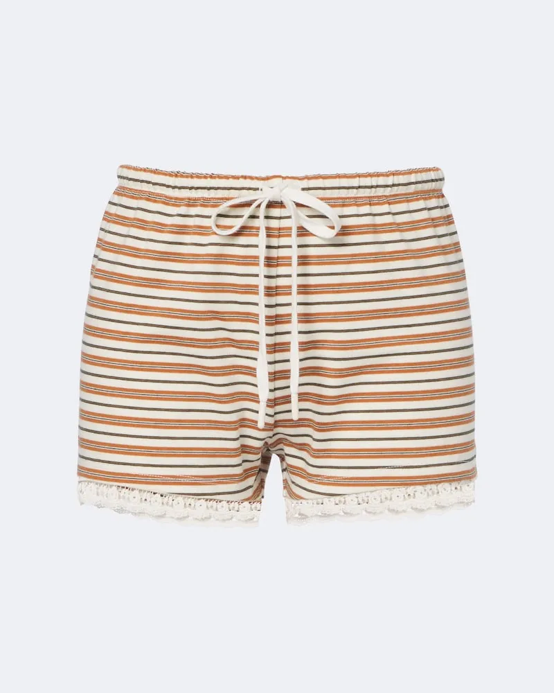 Posse Shorts Maeve aus Baumwolle mit Spitze Multicolor