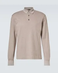 Ermenegildo Zegna Polopullover aus Baumwolle Nude